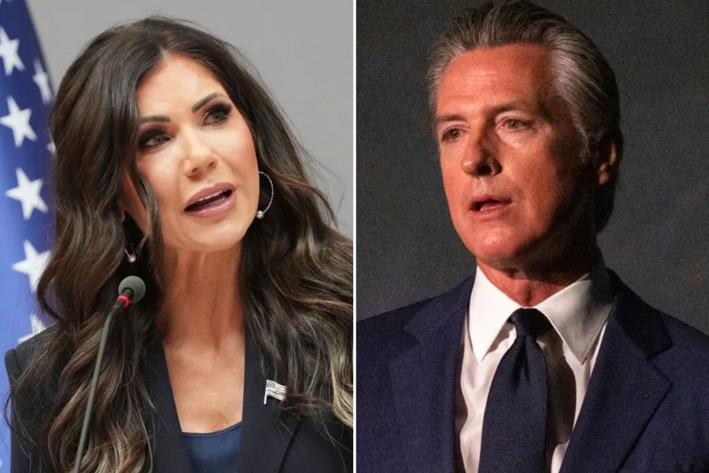 NextImg:Newsom press office post about Noem prompts Secret Service threat assessment