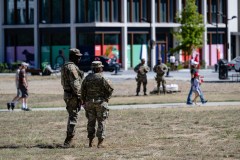 Man arrested after playing Darth Vader theme behind Guard troops, ACLU sues on his behalf