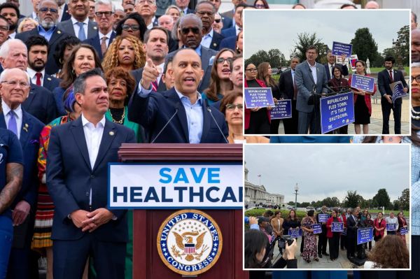 Democrats flood House floor to accuse Republicans of being on ‘vacation’ despite looming shutdown