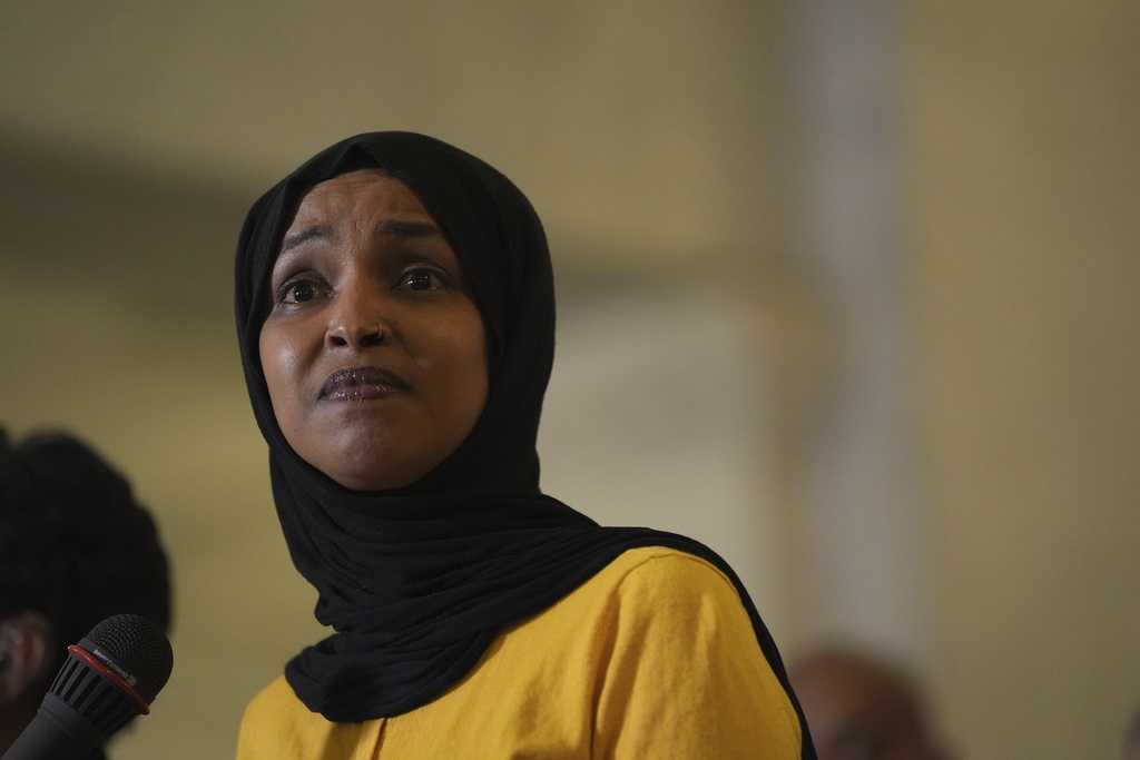 NextImg:Ilhan Omar says Charlie Kirk claimed 'guns save lives' and downplayed slavery