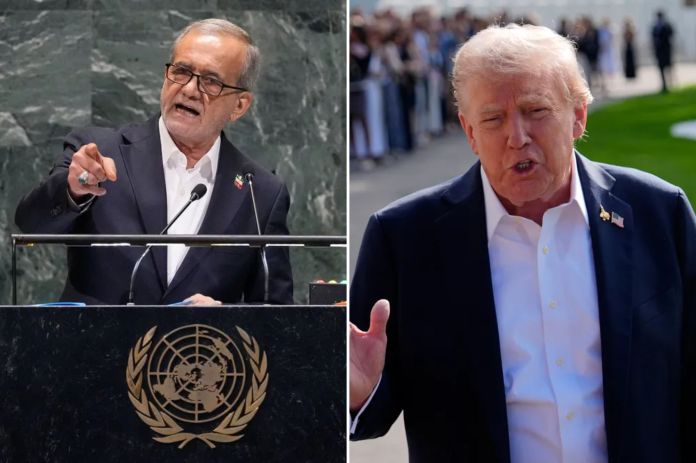 Iran’s president warns that Trump ‘will set fire’ to entire Middle East
