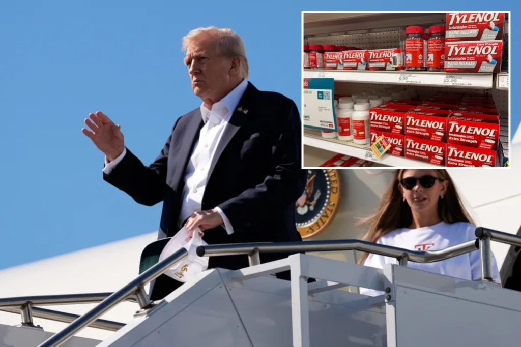 NextImg:Trump issues stark warning to pregnant women over Tylenol use