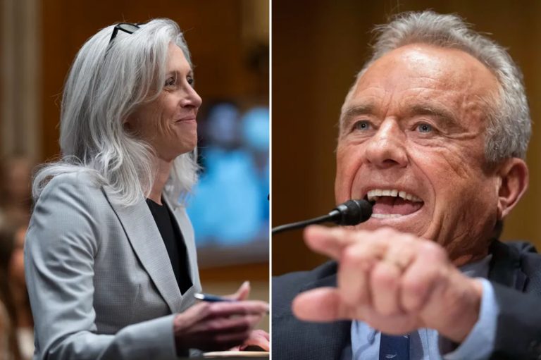Susan Monarez and Robert F. Kennedy Jr.