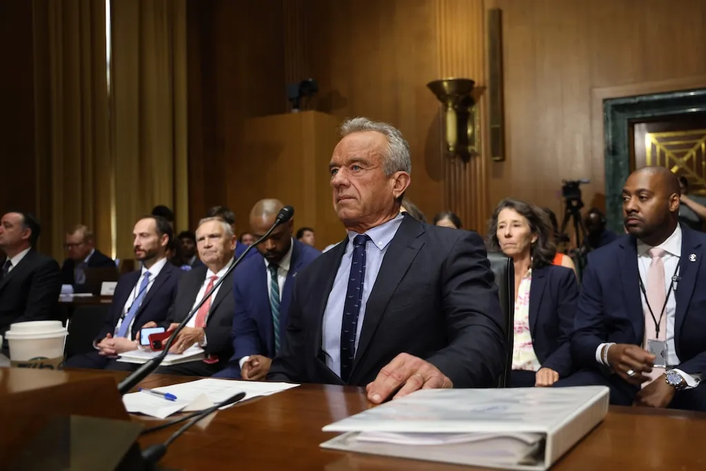 Health and Human Services Secretary Robert F. Kennedy Jr. testifies before the Senate Finance Committee on Thursday, Sept. 4, 2025, in Washington.