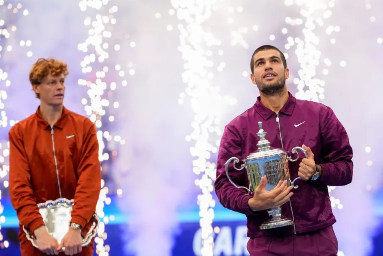 Carlos Alcaraz beats rival Jannik Sinner at US Open for a sixth Slam title and No. 1 ranking
