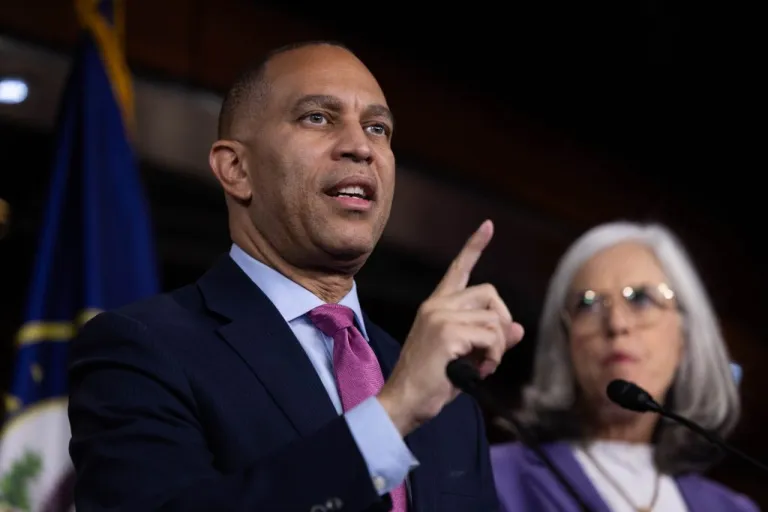 House Minority Leader Hakeem Jeffries (D-NY).