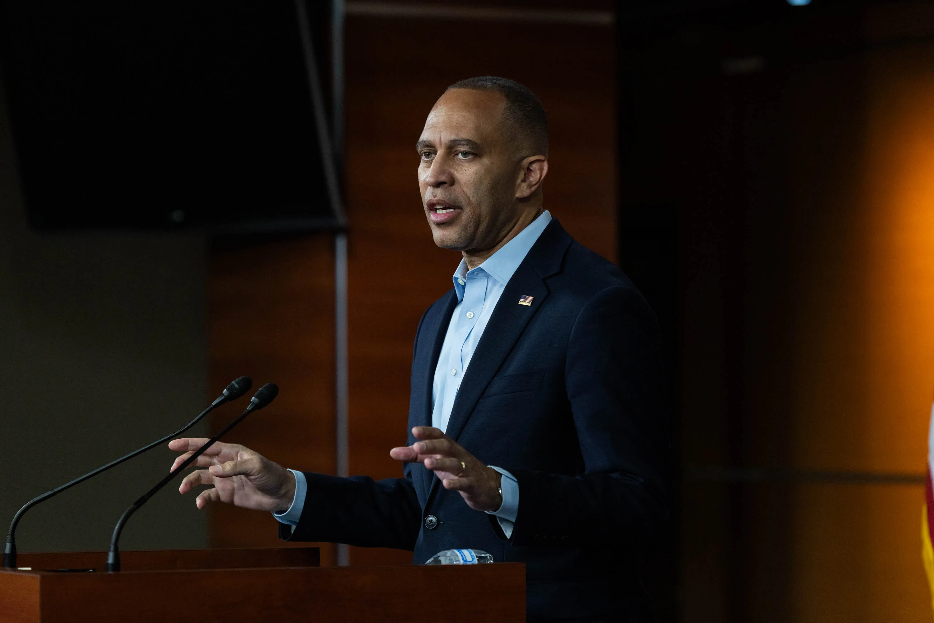 Jeffries ‘absolutely’ agrees to debate Johnson on C-Span amid shutdown gridlock 