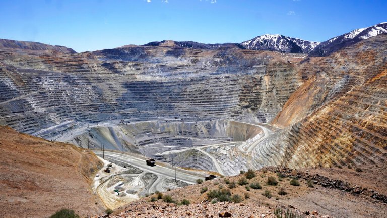 he Kennecott's Bingham Canyon Copper Mine.