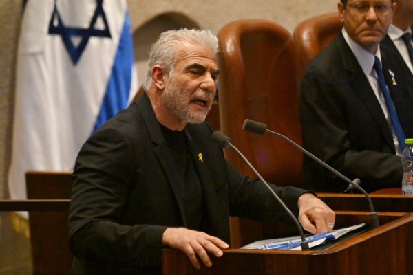 Israeli opposition leader Yair Lapid denounces ‘extremist and failed government,’ calls for ‘new direction’