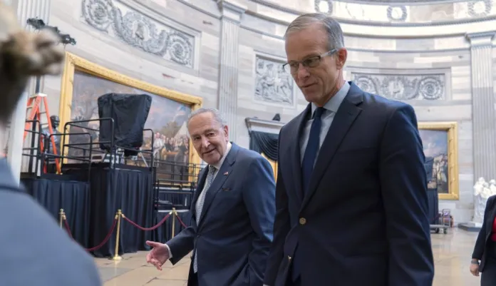 Shutdown fight deepens Thune’s chilly relationship with Schumer Shutdown fight deepens Thune’s chilly relationship with Schumer