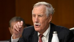 Independent Angus King sticks with Republicans in sixth failed shutdown vote