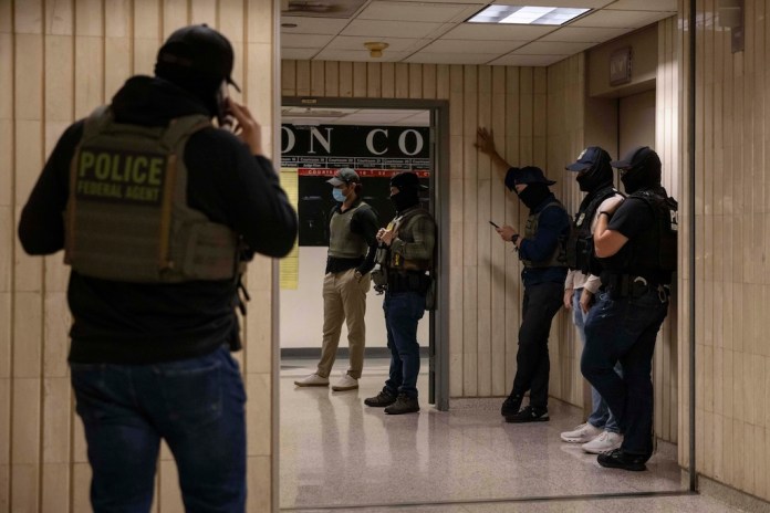 Chicago, New York set up clash over where ICE can make arrests