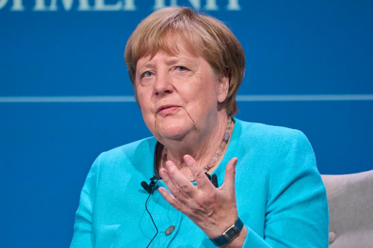 Former German Chancellor Angela Merkel.