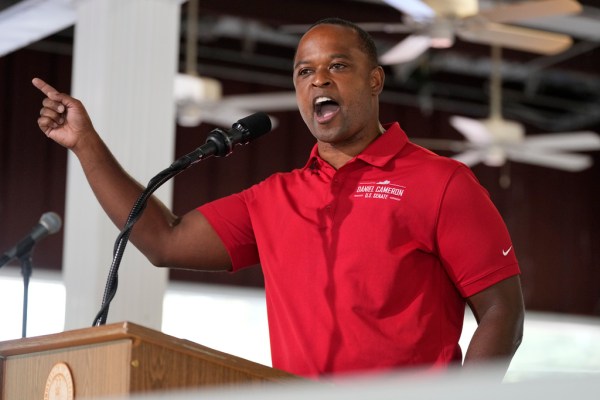 Daniel Cameron ahead in GOP Kentucky Senate primary polls despite raising fraction of rivals’ funds