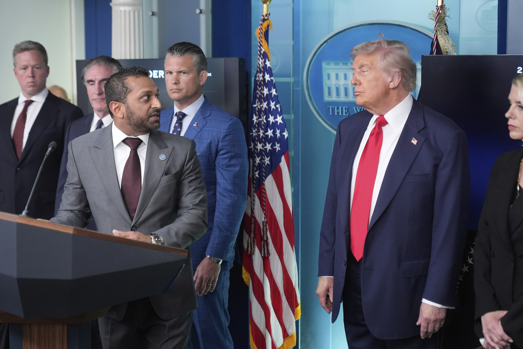 WATCH LIVE: Trump and Patel hold press conference on crime crackdown