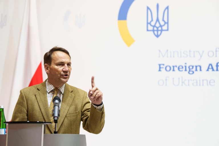 Poland's Foreign Minister Radoslaw Sikorski.