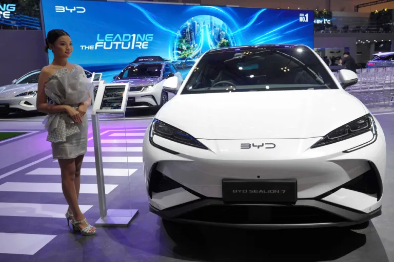 Electric vehicle from Chinese automaker BYD
