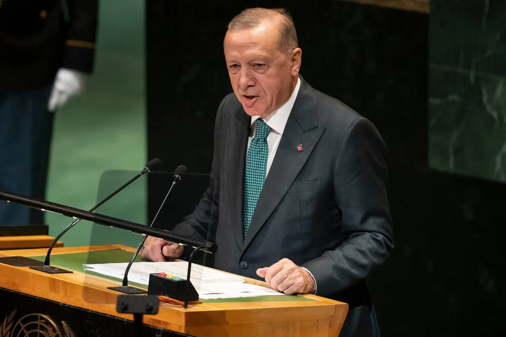 Turkish President Recep Tayyip Erdoğan.