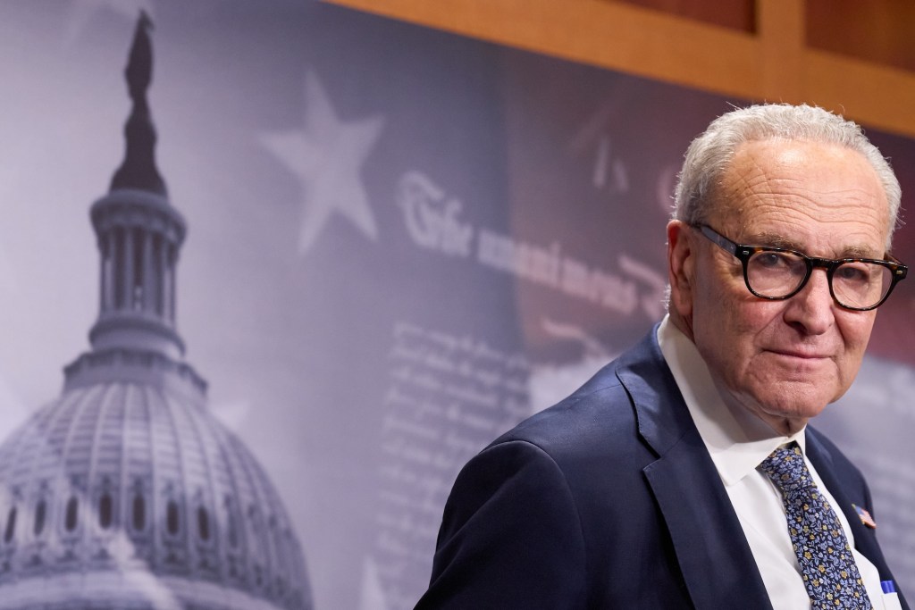 NextImg:Schumer coalition holds steady as Democrats oppose third GOP funding vote