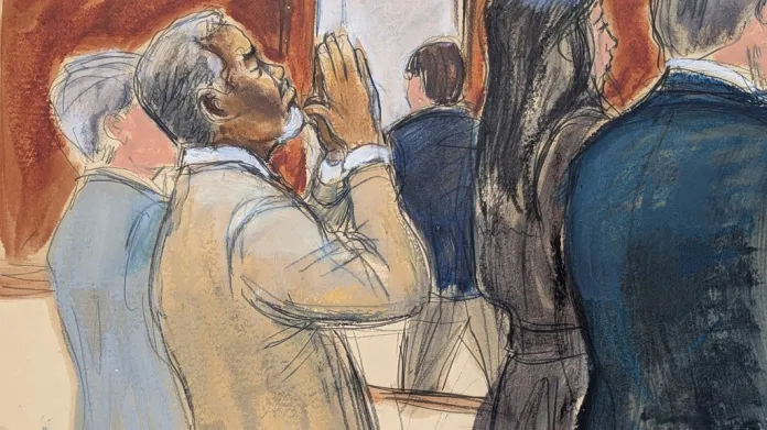 Court image of Sean 'Diddy' Combs