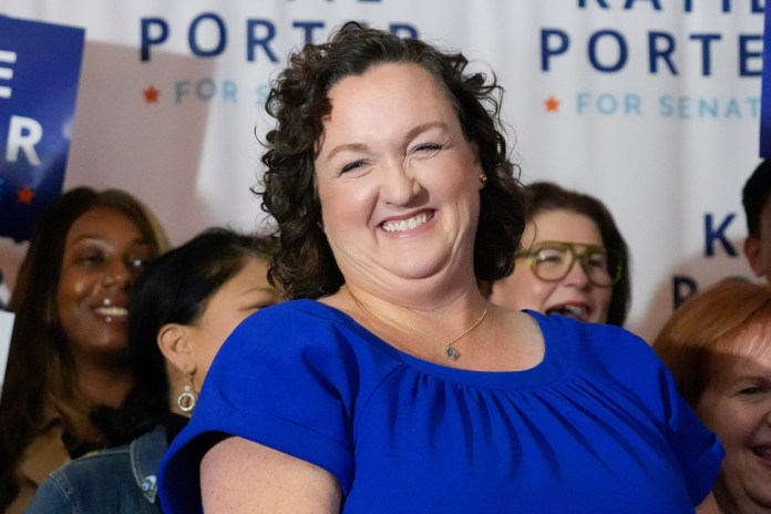 Katie Porters opponents use viral videos to question her fitness to lead California thumbnail