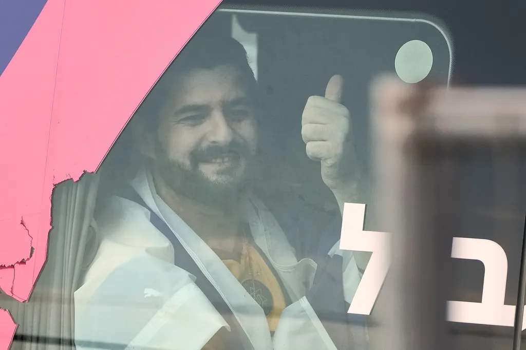 Ziv Berman, an Israeli hostage released