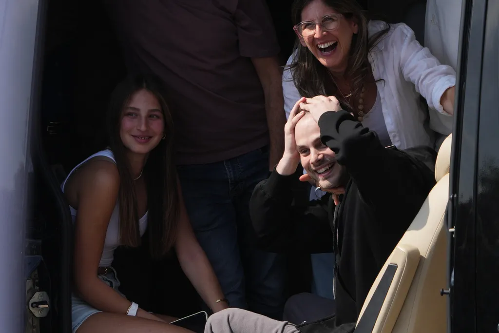 Freed Israeli hostage Alon Ohel
