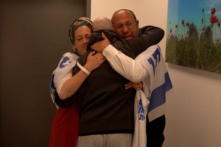 Eitan Mor with his family