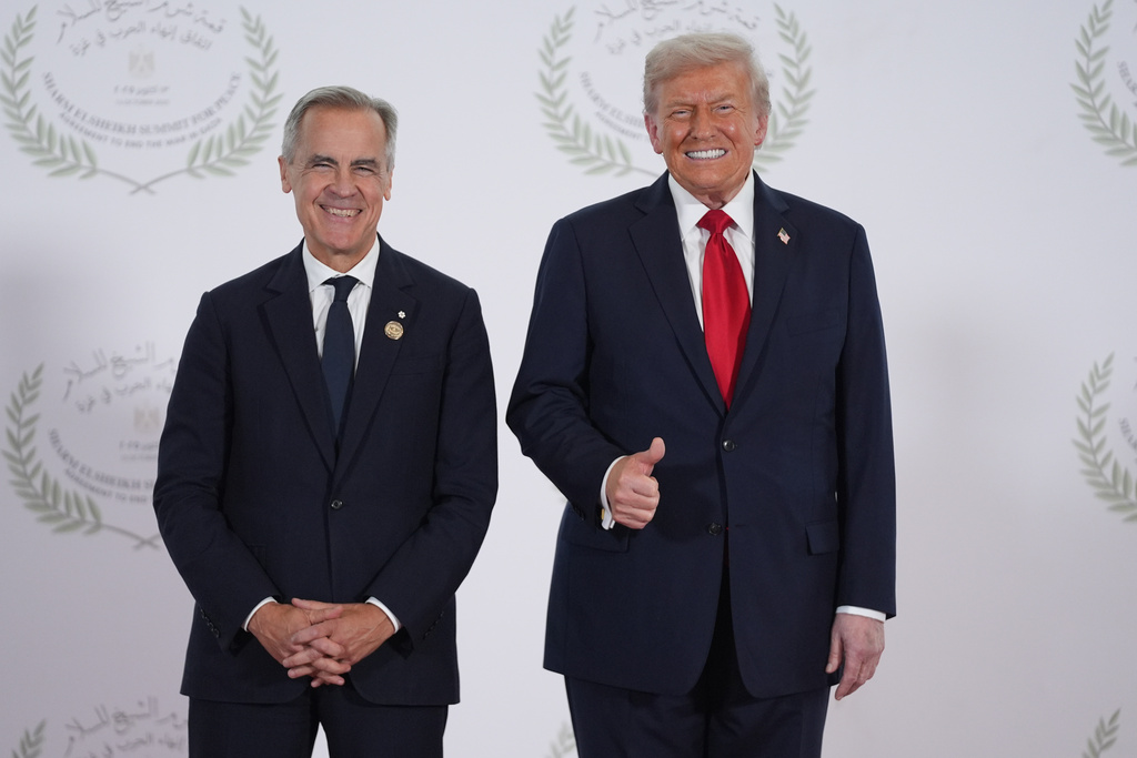 NextImg:Carney jokingly thanks Trump for 'upgrade' to president