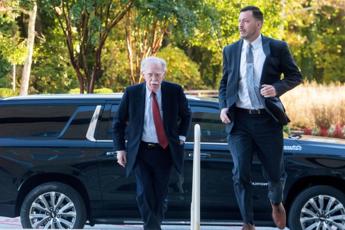 Bolton pleads not guilty to charges in classified documents case