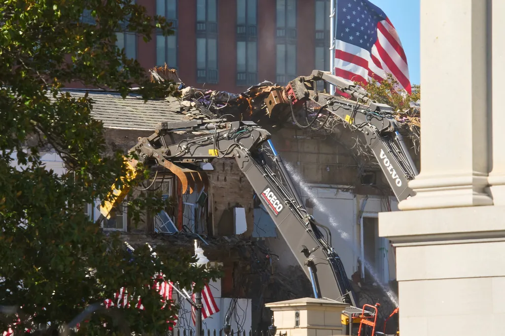 East Wing demolition continues long line of White House renovations