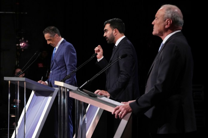 Cuomo and Sliwa turn up heat against Mamdani in debate