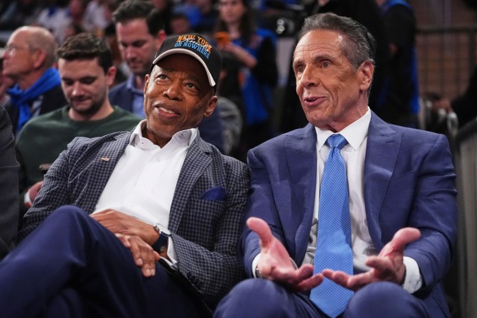 Eric Adams to endorse Cuomo to help avoid Mamdani NYC mayorship