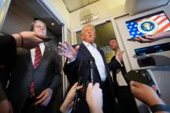 Trump plays coy over run for third term while boosting Vance-Rubio ticket