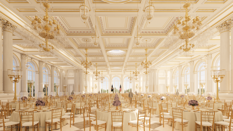The White House announced and released images of what the East Wing ballroom will look like.