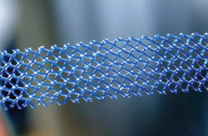 A piece of pelvic mesh implant. (YouTube)