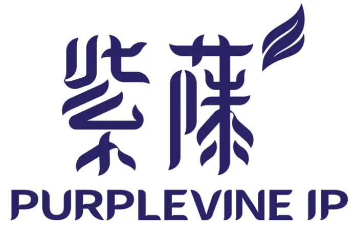 The logo of the Chinese government-controlled corporation PurpleVine IP.  (PURPLLEVINE IP Group)
