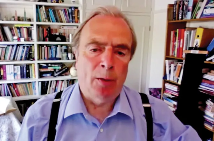 Guest Peter Hitchens slams COVID-era lockdowns in a June 2020 edition of the Triggernometry podcast that was suppressed immediately on YouTube. (Via YouTube)