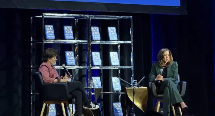 Kamala Harris returns to DC for 107 Days book tour 