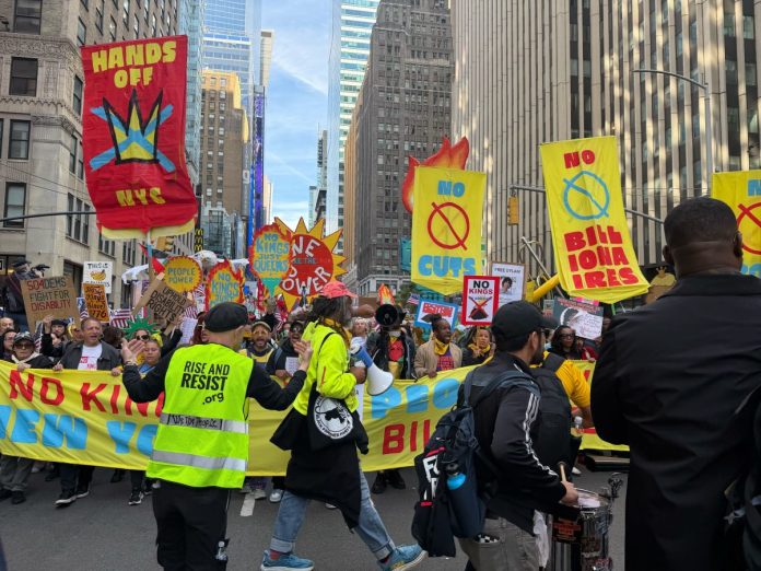 Police presence deployed at ‘No Kings’ protests nationwide