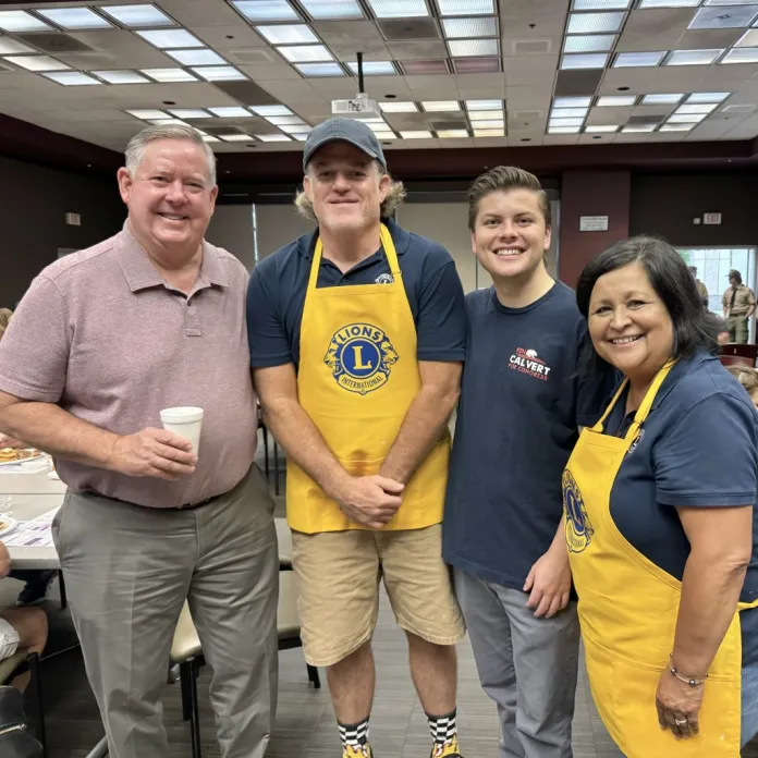 Rep. Ken Calvert (R-CA) at a pancake breakfast. Calvert currently represents the 41st District. If the redrawn maps pass on Nov. 4, his district would be completely redrawn to include a majority of Democrats.