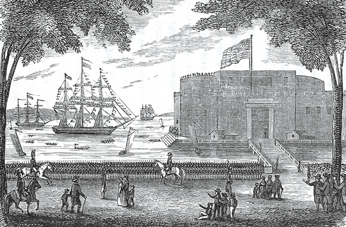 French aristocrat Gilbert du Motier, Marquis de Lafayette arrives to a hero’s welcome in New York City for a tour of the United States on Aug. 15, 1824. (Archive Photos/Getty Images)