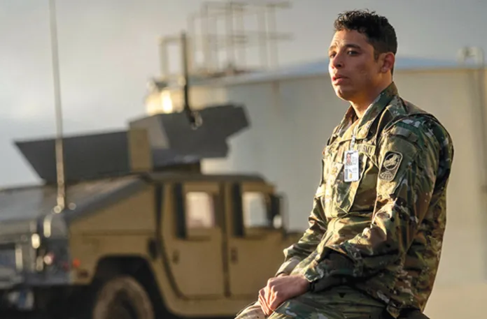 Anthony Ramos in A House of Dynamite. (Eros Hoagland/Netflix)