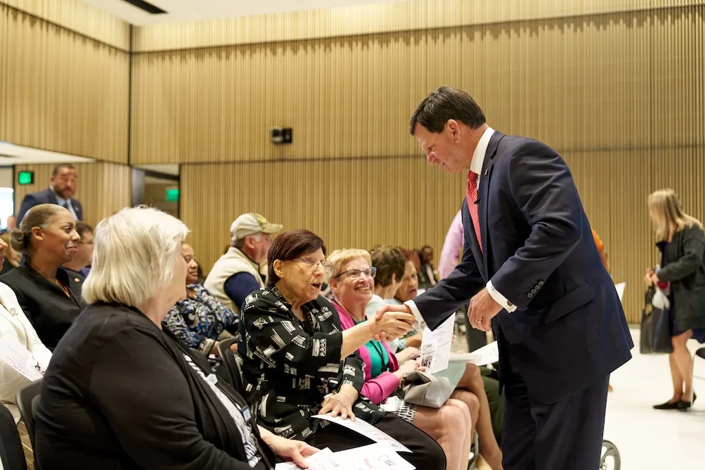 Social Security Administration Commissioner Frank Bisignano, who was named to the newly created position of CEO of the IRS on Oct. 6, honors some of the longest-tenured employees who have been with the Social Security Administration for over 50 years.