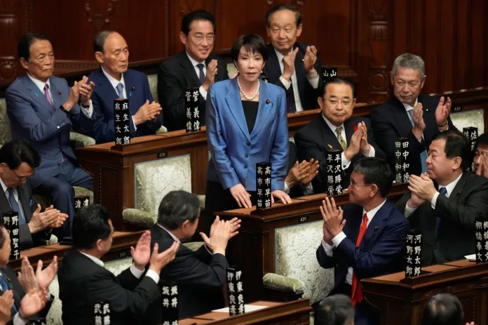 Japan’s parliament elects Sanae Takaichi as nation’s first female prime minister