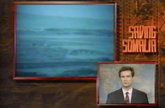 The author reports on the U.S. intervention in Somalia, at the start of his three-decade career covering the Pentagon, Dec. 8, 1992. (Courtesy of Jamie McIntyre)