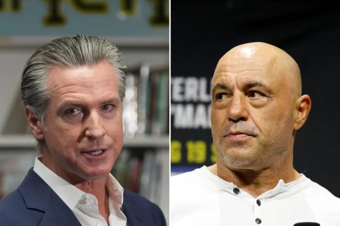 Newsom’s press office asks ‘snack-sized’ Joe Rogan to have governor on podcast