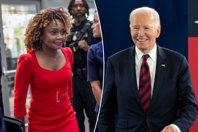 Karine Jean-Pierre insists she saw no cognitive decline in Biden before debate