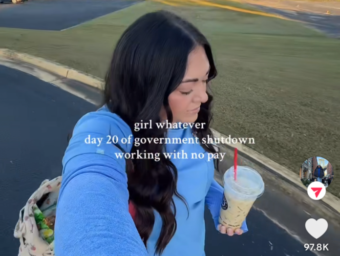 Furloughed federal workers take to TikTok to make ends meet