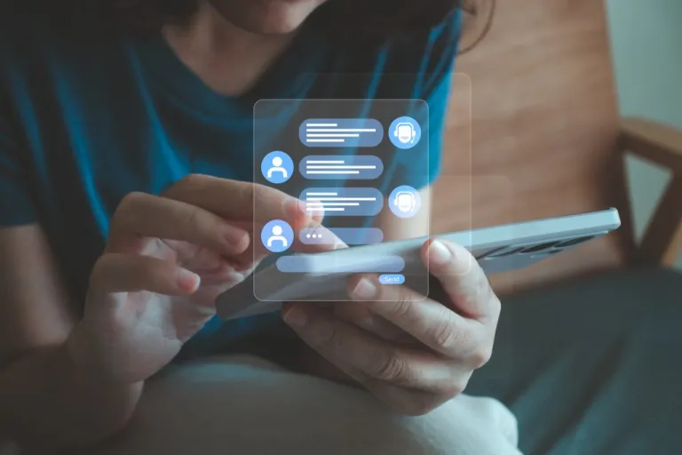 AI Chatbot conversation assistant.